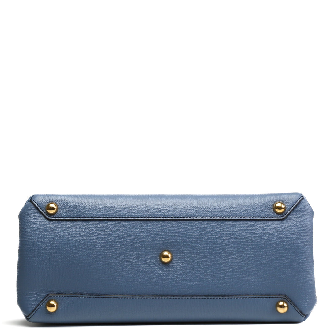 BURBERRY House Banner Tote - Baby Blue