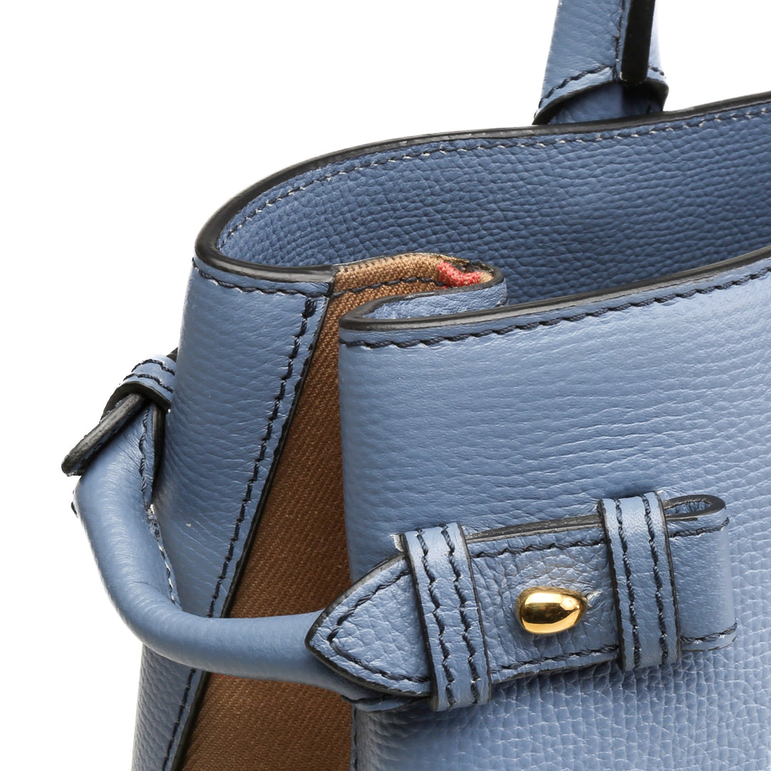 BURBERRY House Banner Tote - Baby Blue