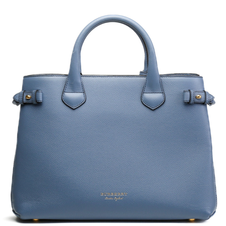 BURBERRY House Banner Tote - Baby Blue