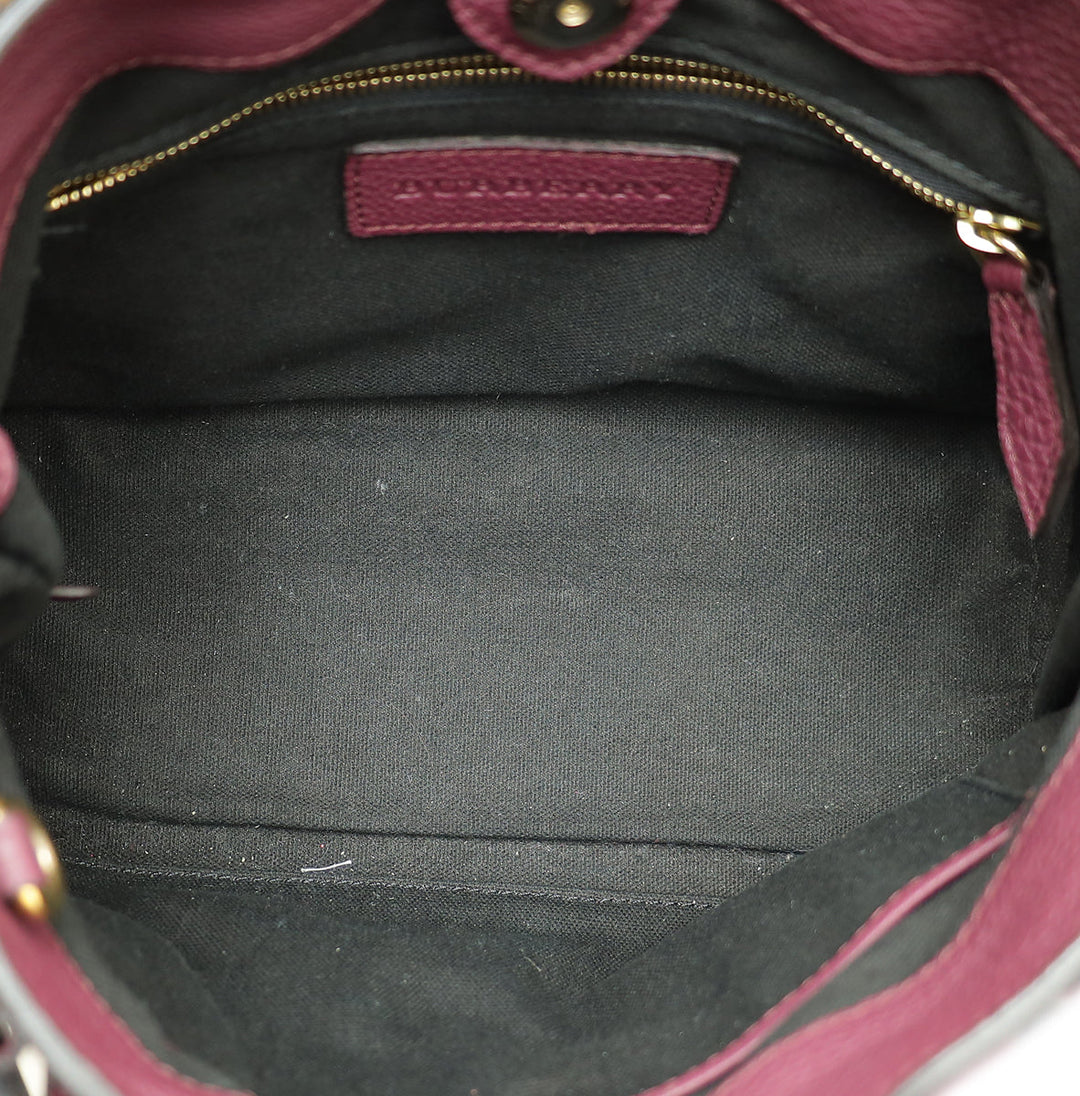 Burberry Violet Small Banner Small Tote Bag