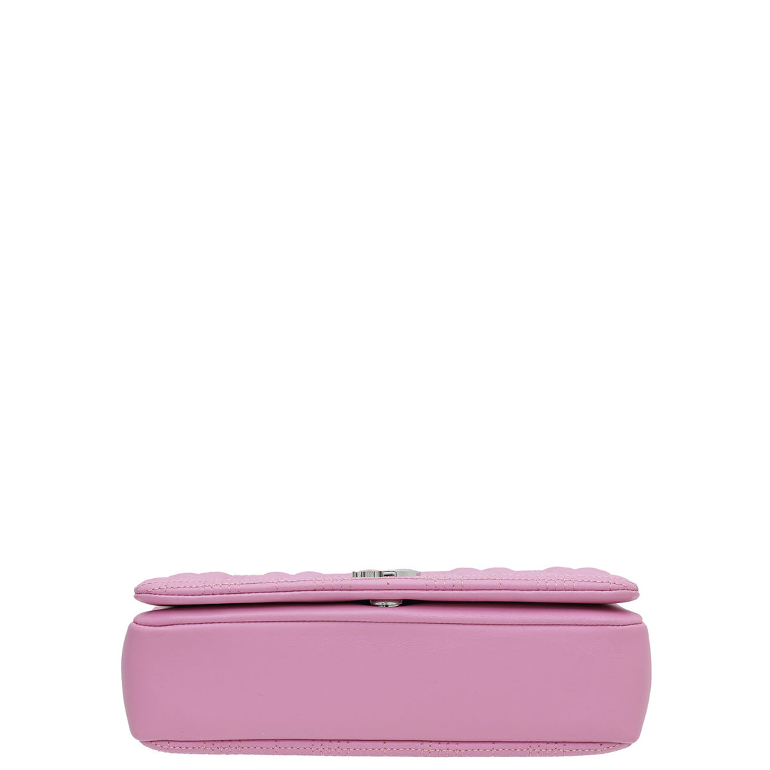 Burberry Primrose Pink Quilted Lola Camera Small Bag