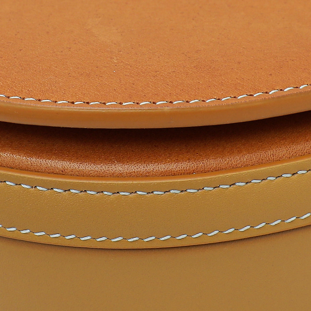 Burberry Pale Orange Olympia Small Flap Bag