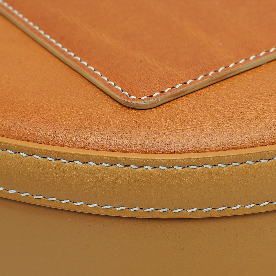 Burberry Pale Orange Olympia Small Flap Bag
