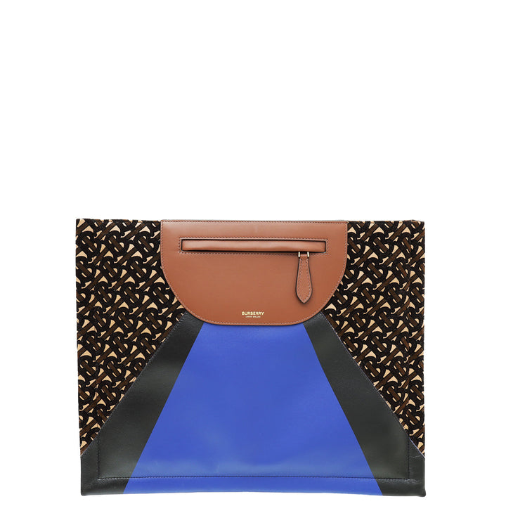 Burberry Multicolor Olympia Scarf Clutch