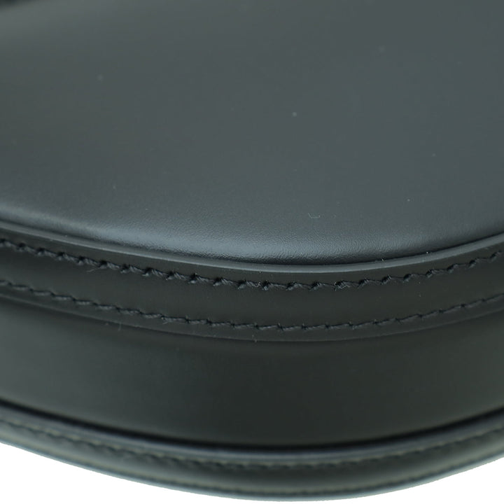 Burberry Black Mini Zip Olympia Bag