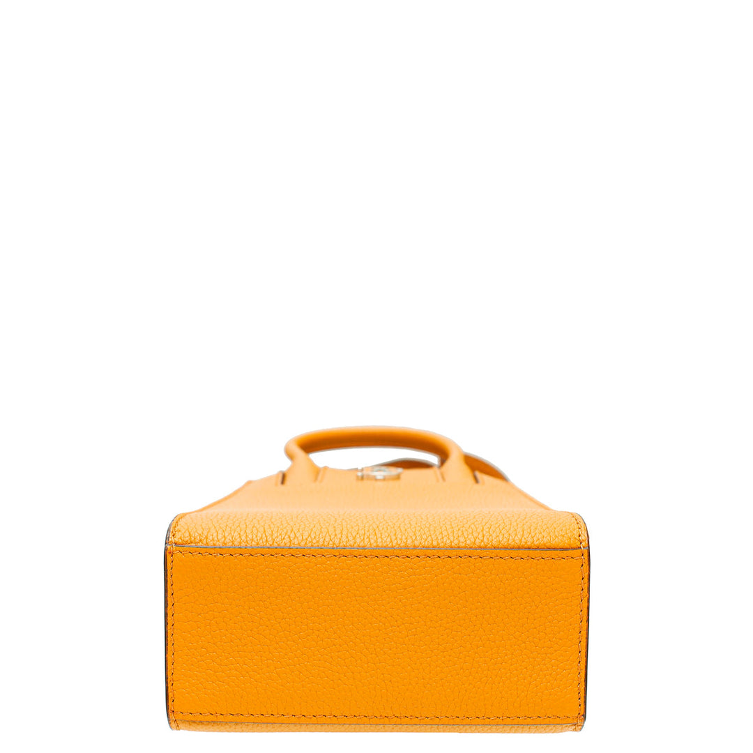 Burberry Orange TB Logo Phone Micro Bag