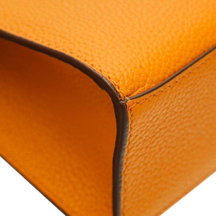Burberry Orange TB Logo Phone Micro Bag