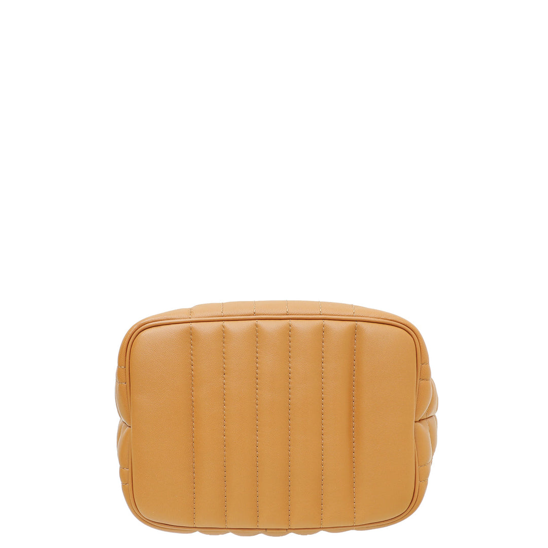 Burberry Maple Brown Lola Bucket Small Bag