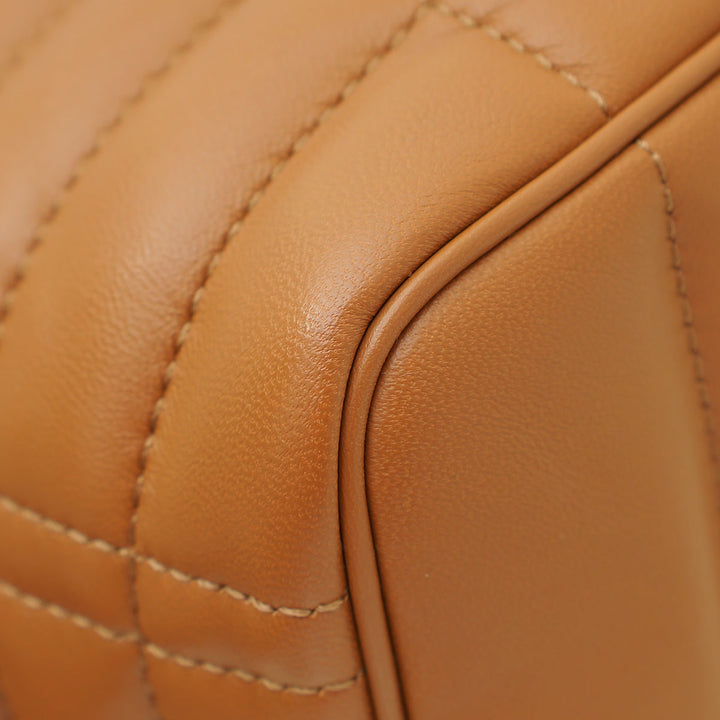 Burberry Maple Brown Lola Bucket Small Bag