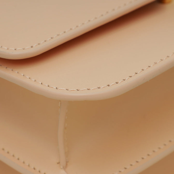 Burberry Peach Pink TB Flap Small Bag