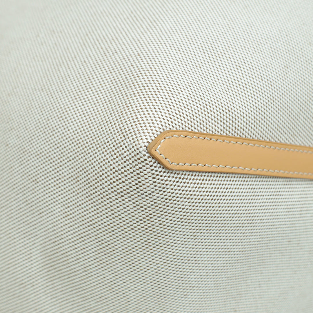 Burberry Bicolor Logo XL Beach Tote  Bag