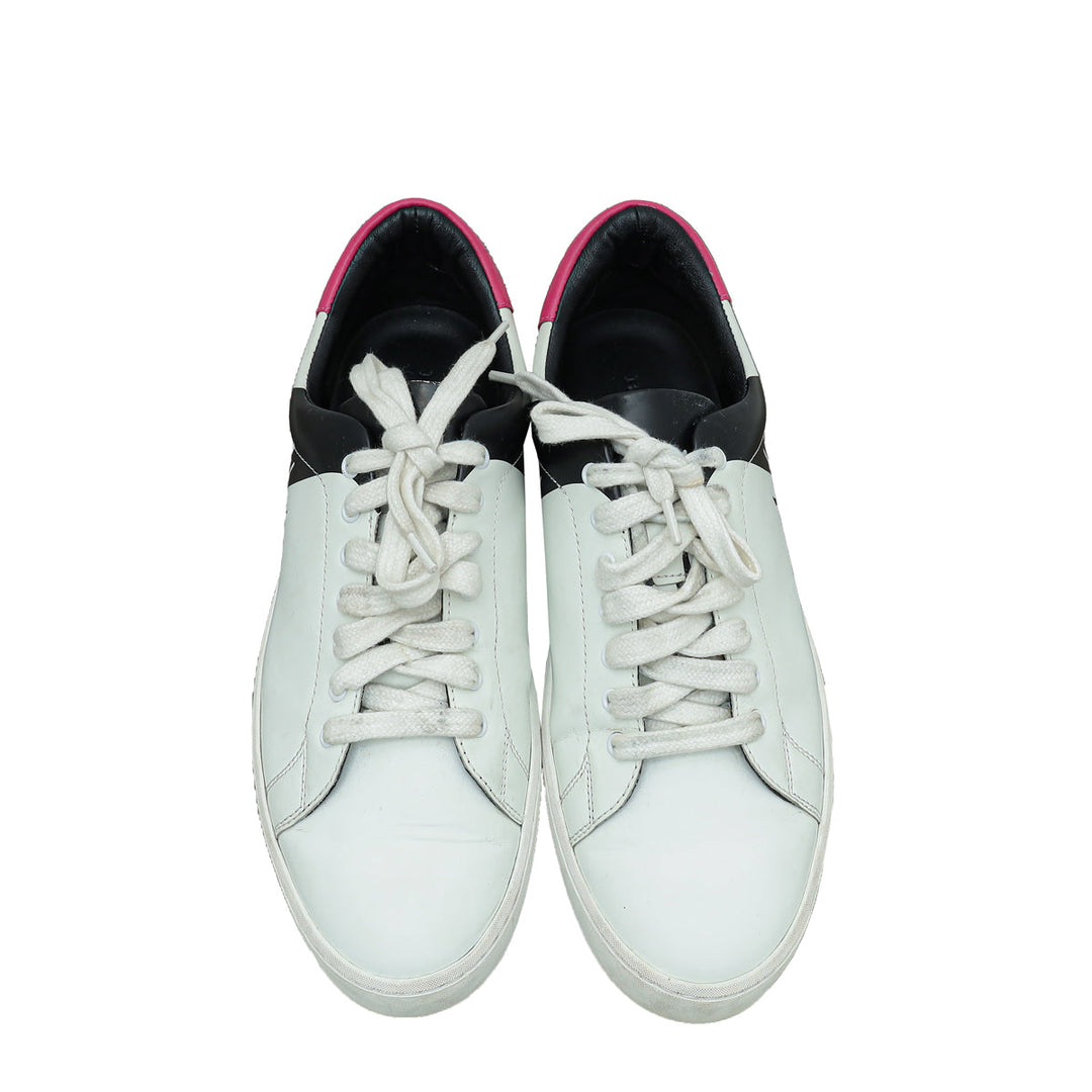 Burberry Bicolor Westford Splash Low Top Sneakers 40