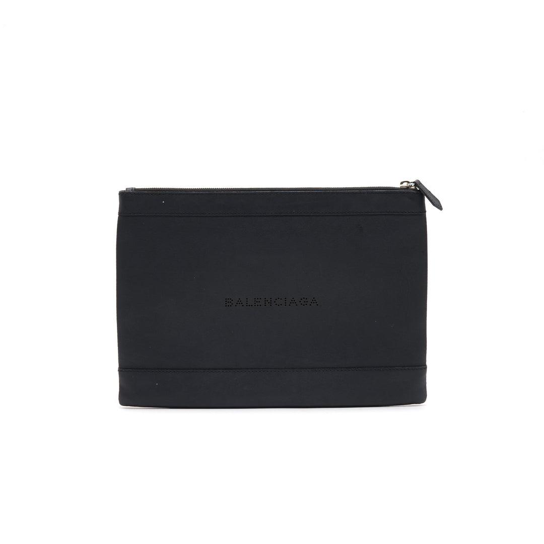 Top Quality Balenciaga Unisex Black Clutch