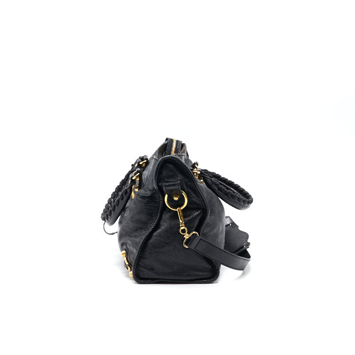 Top Quality Balenciaga Giant City Bag BLACK GHW