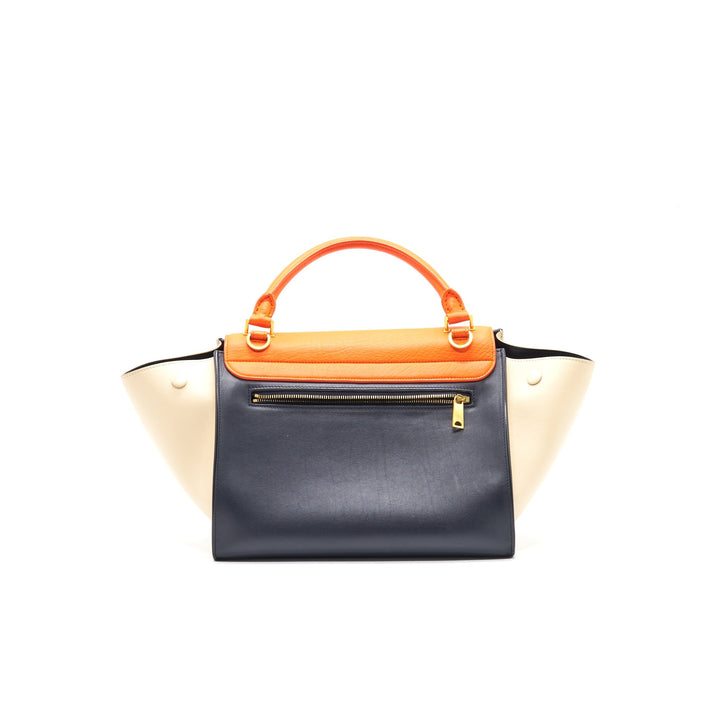 Top Quality Celine Trapeze Small (orange/ black/ beige)