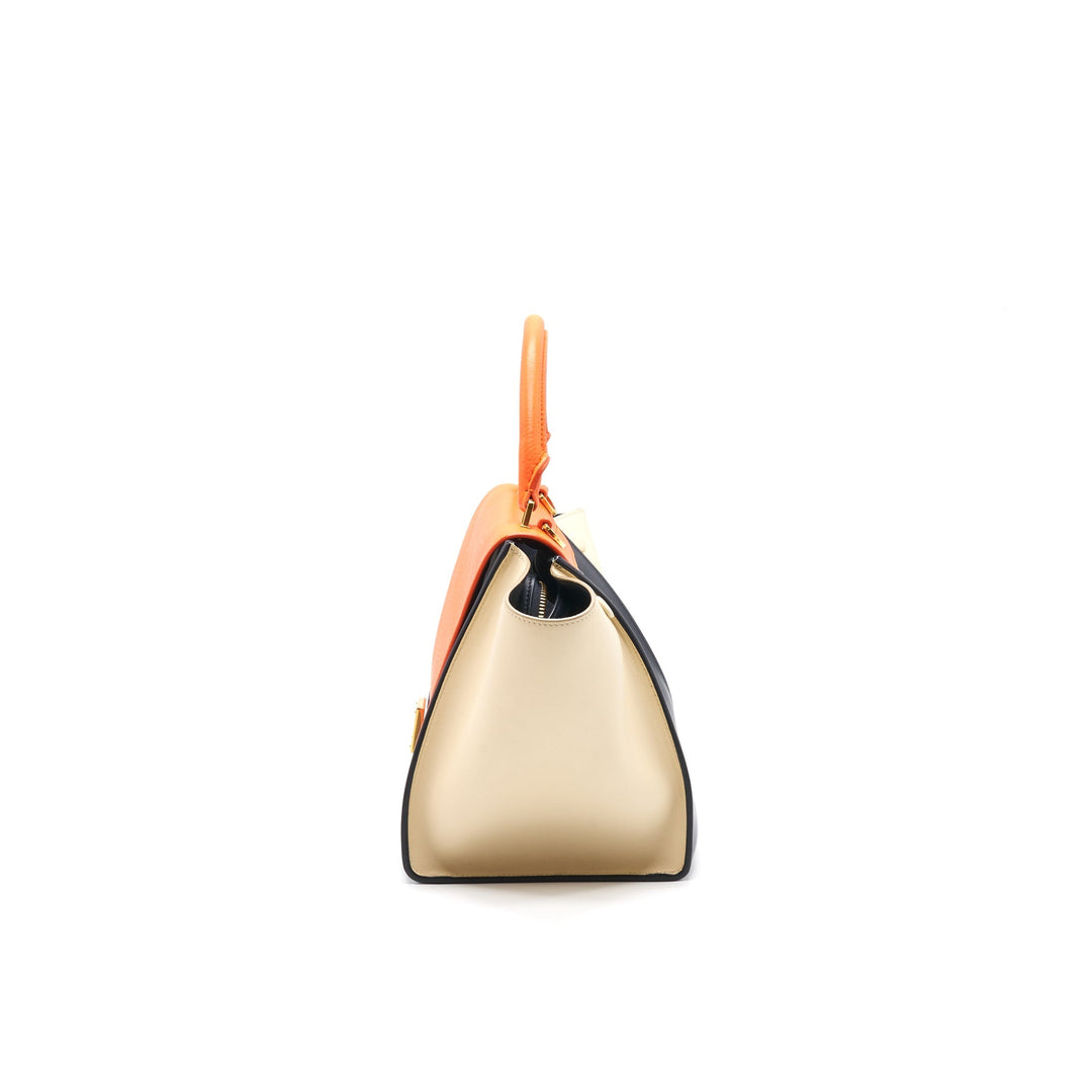 Top Quality Celine Trapeze Small (orange/ black/ beige)