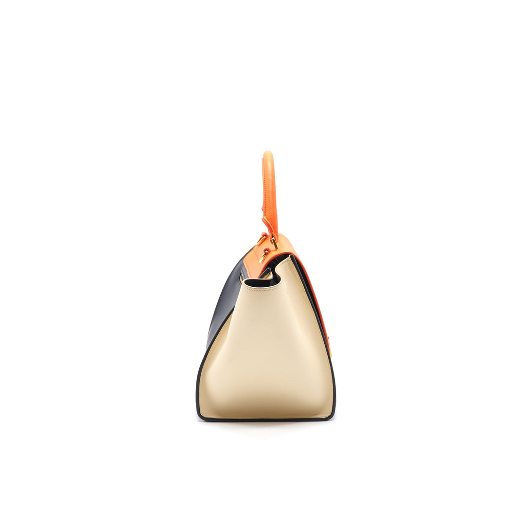 Top Quality Celine Trapeze Small (orange/ black/ beige)