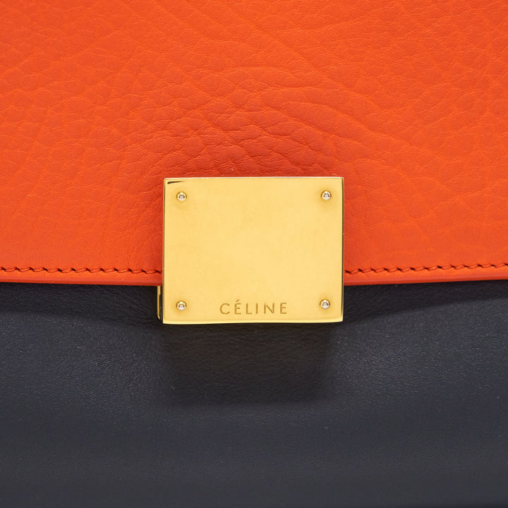 Top Quality Celine Trapeze Small (orange/ black/ beige)