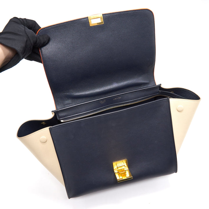 Top Quality Celine Trapeze Small (orange/ black/ beige)