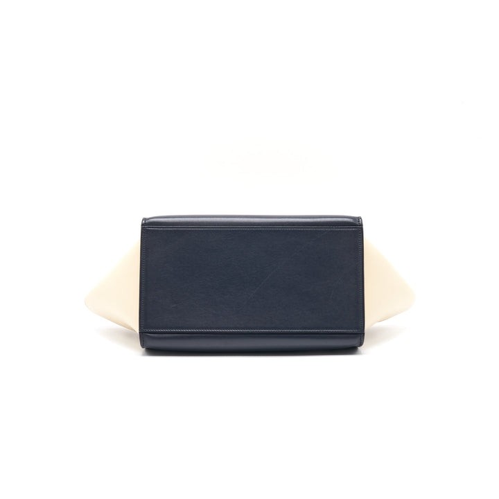 Top Quality Celine trapeze Small orange/cream/black