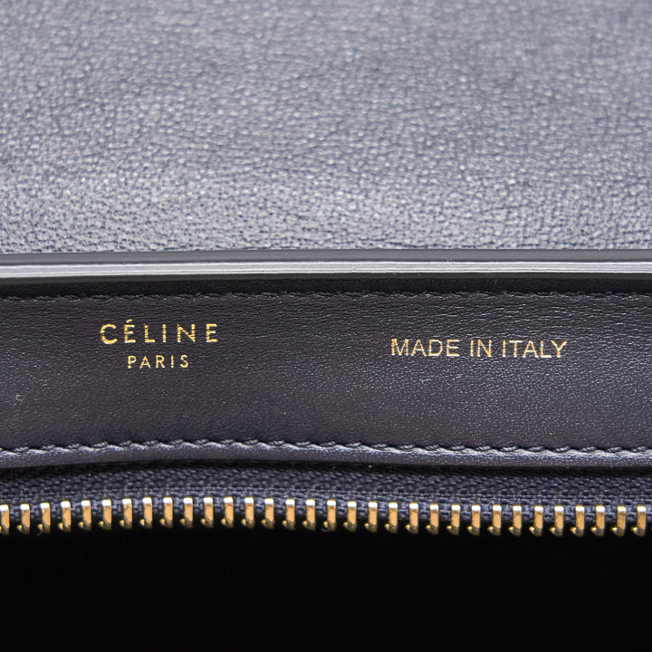 Top Quality Celine trapeze Small orange/cream/black