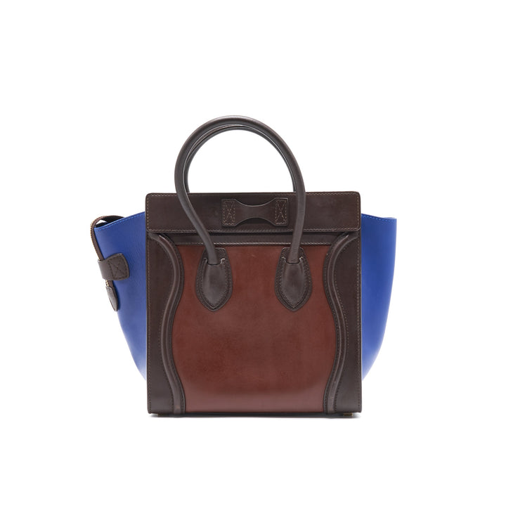 Top Quality Celine Micro Luggage Bag Burgendy, Brown, Blue