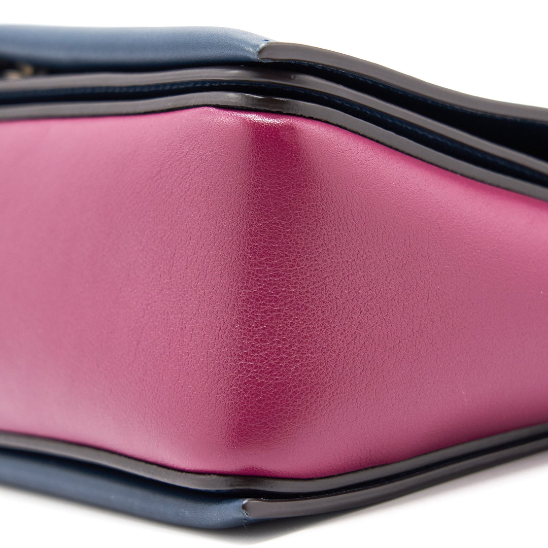 Celine Frame Dark Red / Navy