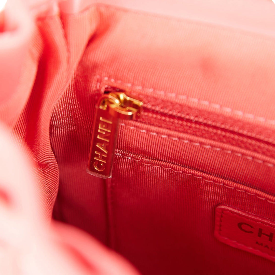 Top Quality Chanel Mini Urban Spirit Backpack Rose Lambskin Gold Hardware