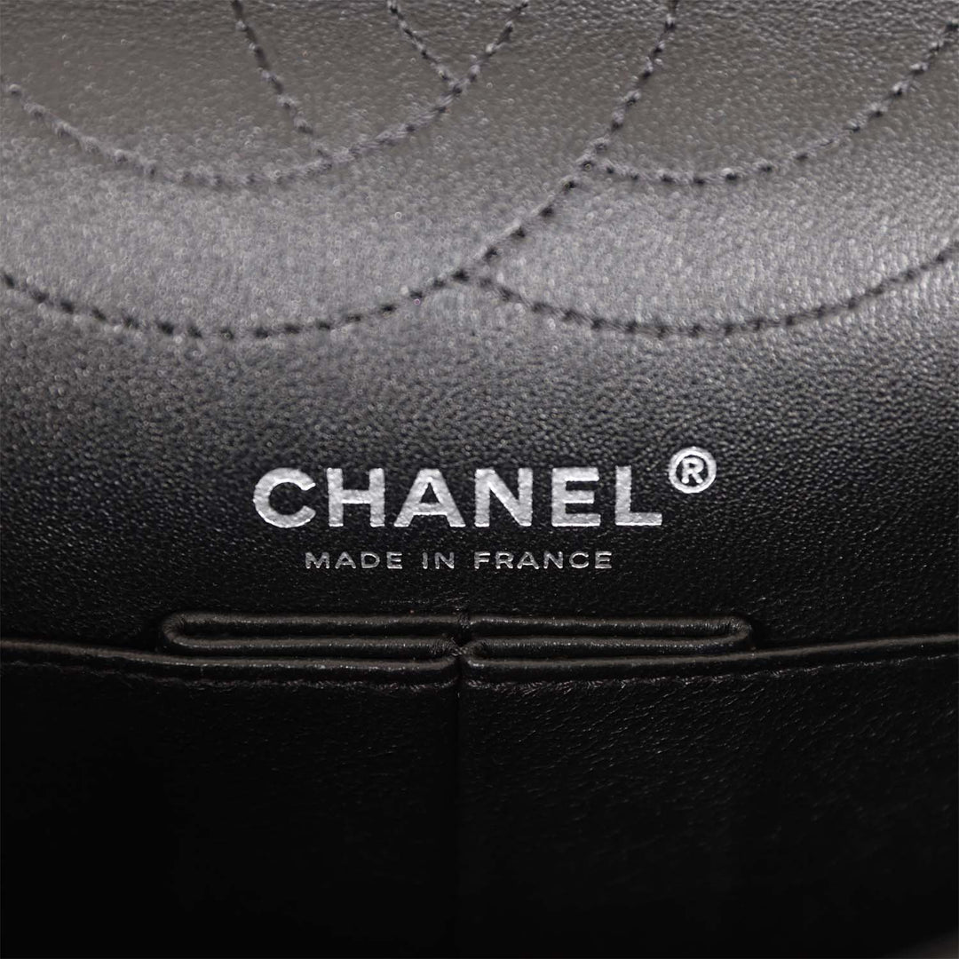 Top Quality Chanel Lucky Charms Reissue 2.55 Flap Bag Black Aged Calfskin Ruthenium Hardware