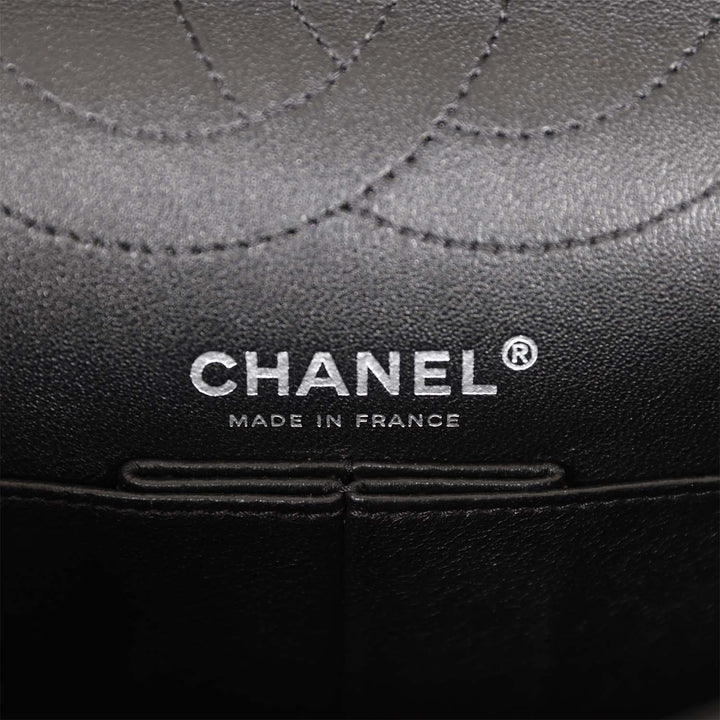 Top Quality Chanel Lucky Charms Reissue 2.55 Flap Bag Black Aged Calfskin Ruthenium Hardware