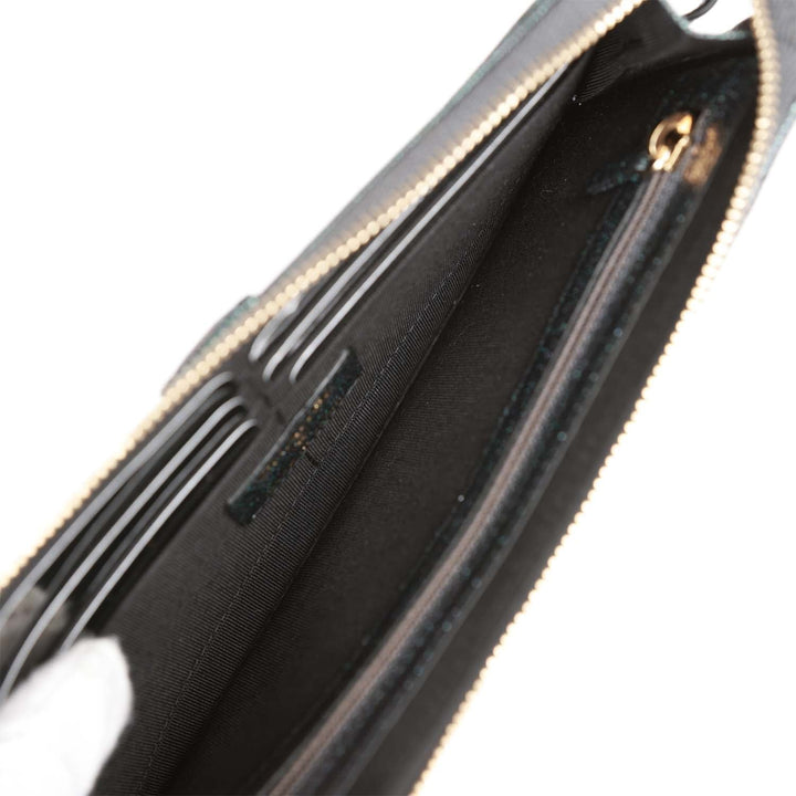 Top Quality Chanel Classic Pouch with Handle Black Iridescent Caviar Gold Hardware