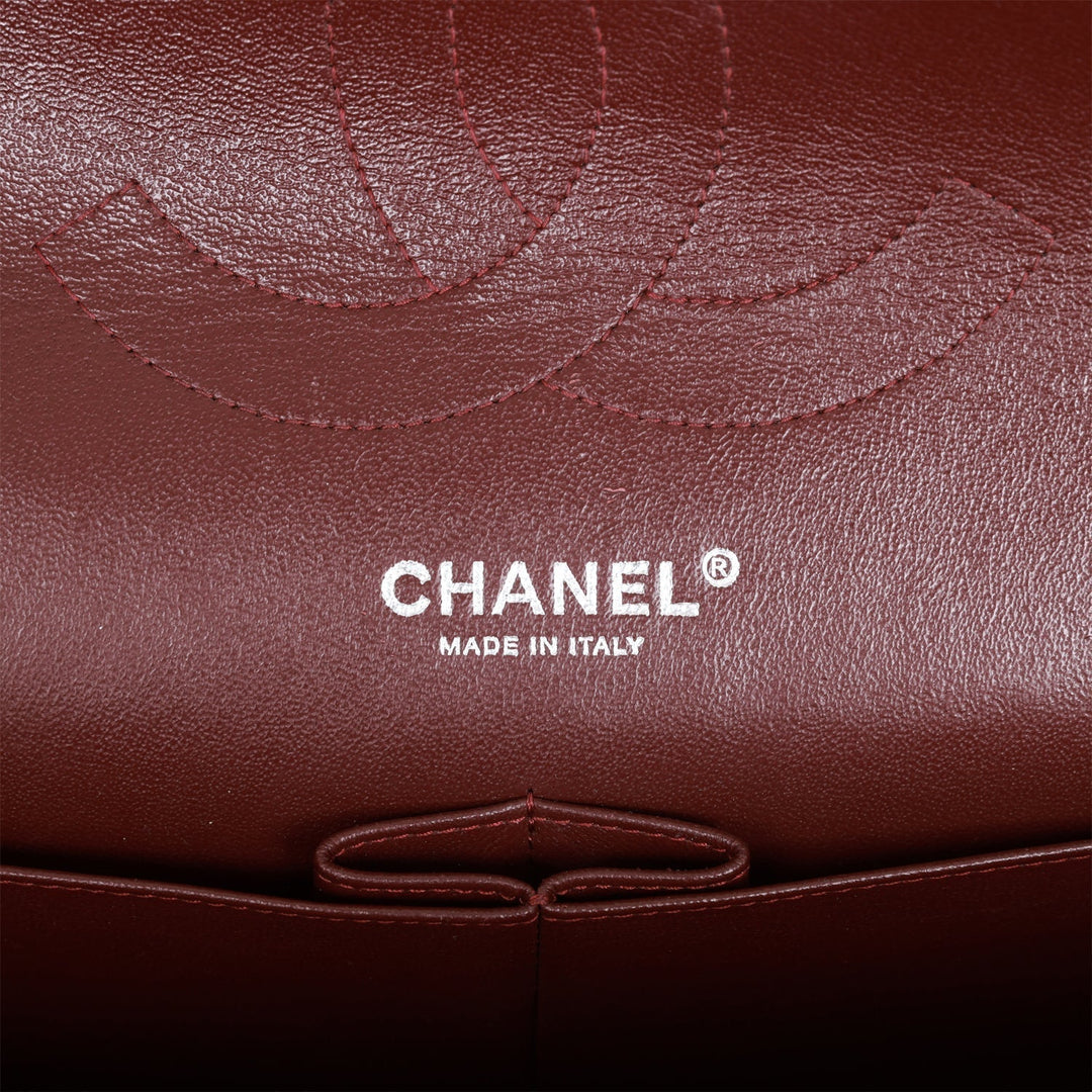 Top Quality Chanel Jumbo Classic Double Flap Bag Black Caviar Silver Hardware