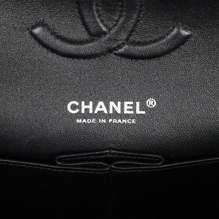 Top Quality Chanel Medium Classic Double Flap Bag Black Velvet Ruthenium Hardware