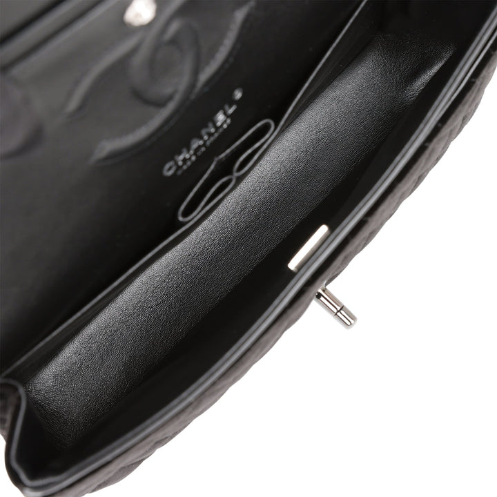 Top Quality Chanel Medium Classic Double Flap Bag Black Velvet Ruthenium Hardware