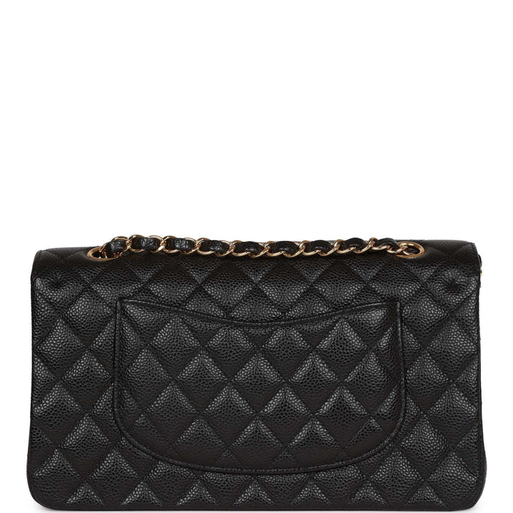 Top Quality Chanel Medium Classic Double Flap Bag Black Caviar Gold Hardware