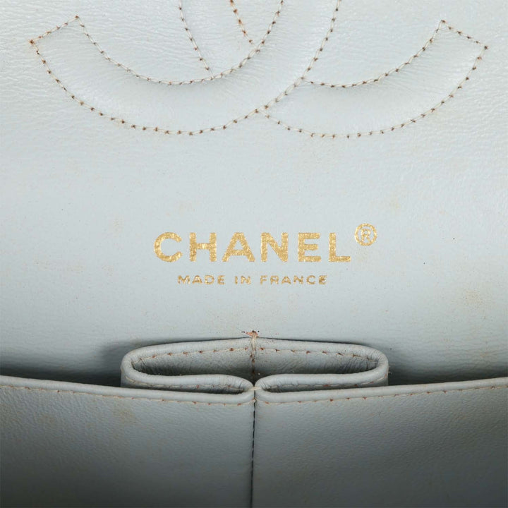 Vintage Top Quality Chanel Medium Classic Double Flap Bag Yellow and Multicolor Floral Print Canvas Gold Hardware