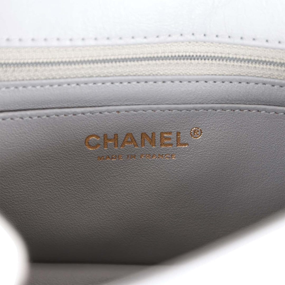 Top Quality Chanel Mini Reissue 224 2.55 Flap Grey Aged Calfskin Antique Gold Hardware