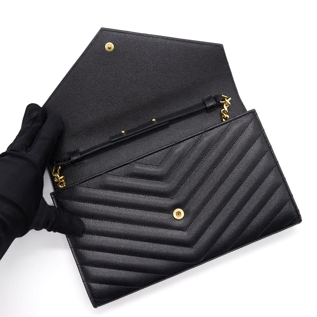 Saint Laurent /YSL Envelope Chain Wallet