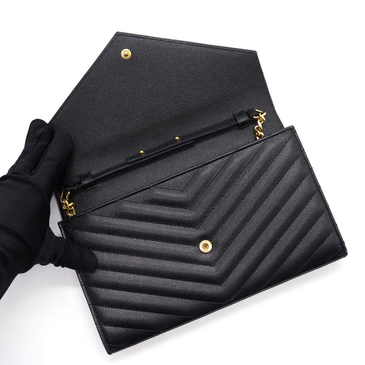 Saint Laurent /YSL Envelope Chain Wallet
