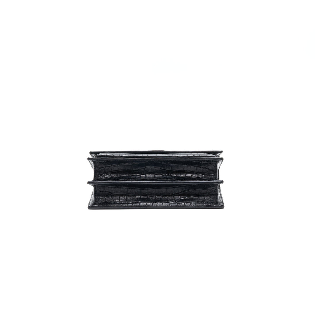 Saint Laurent Sunset Bag Black SHW