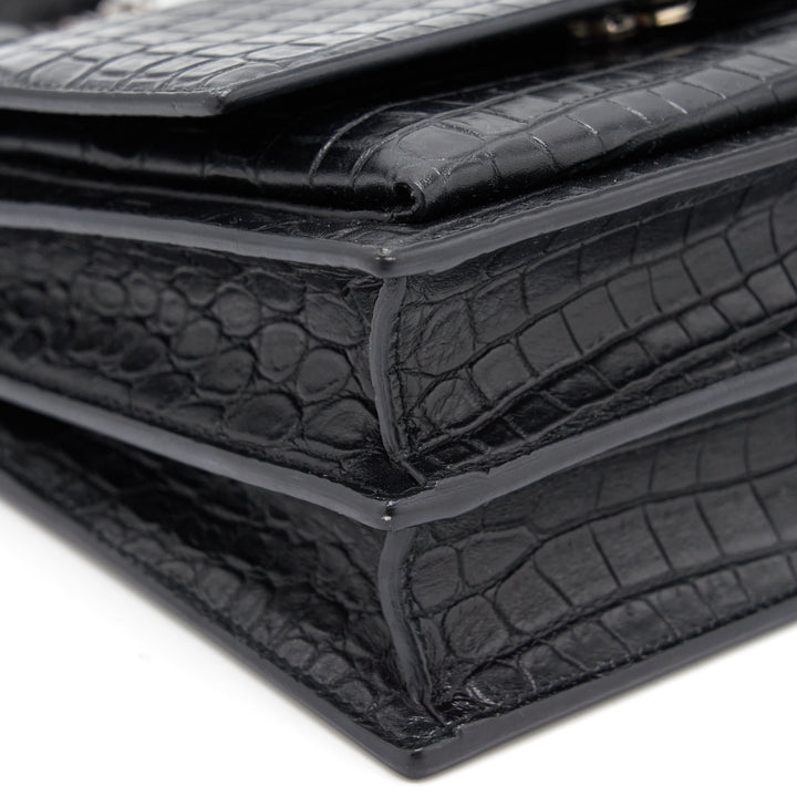 Saint Laurent Sunset Bag Black SHW