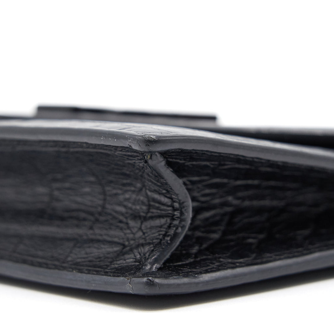 Saint Laurent So Black Envelope Wallet on Chain