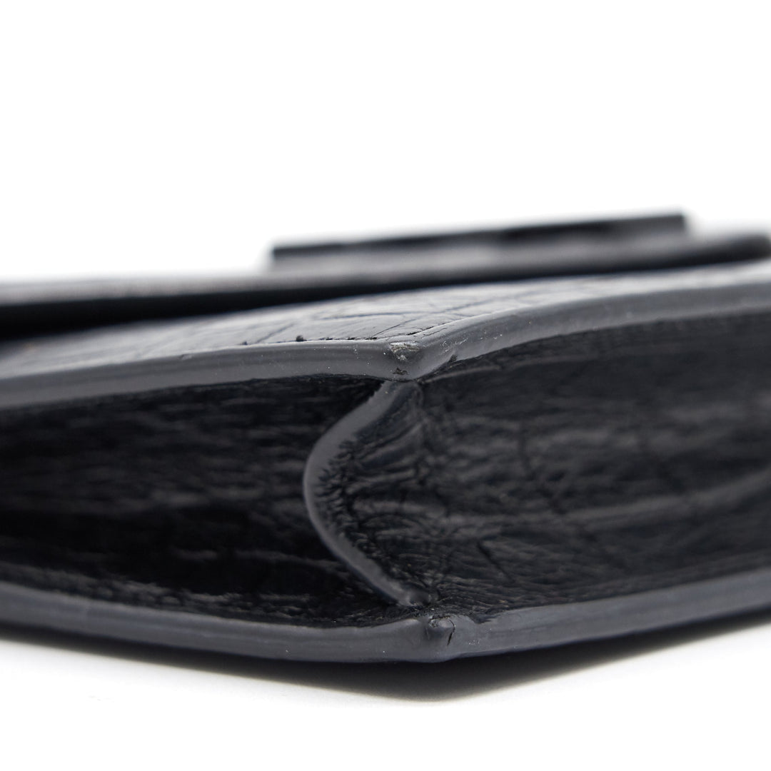 Saint Laurent So Black Envelope Wallet on Chain