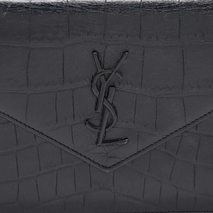 Saint Laurent So Black Envelope Wallet on Chain