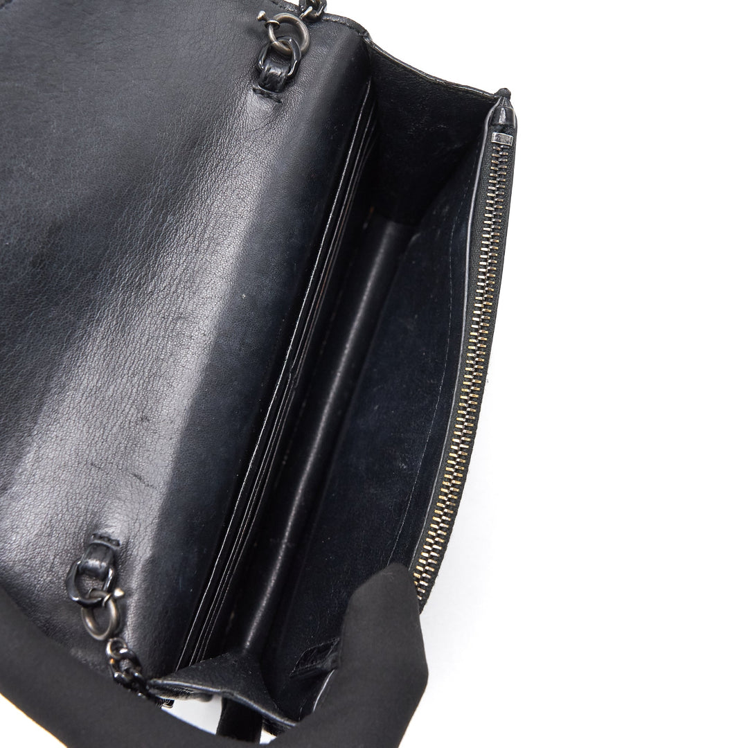 Saint Laurent So Black Envelope Wallet on Chain