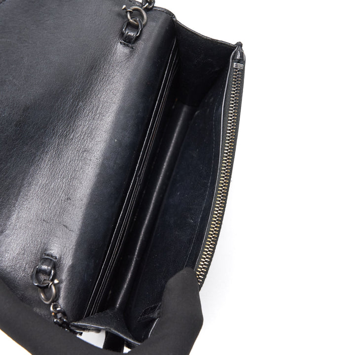 Saint Laurent So Black Envelope Wallet on Chain