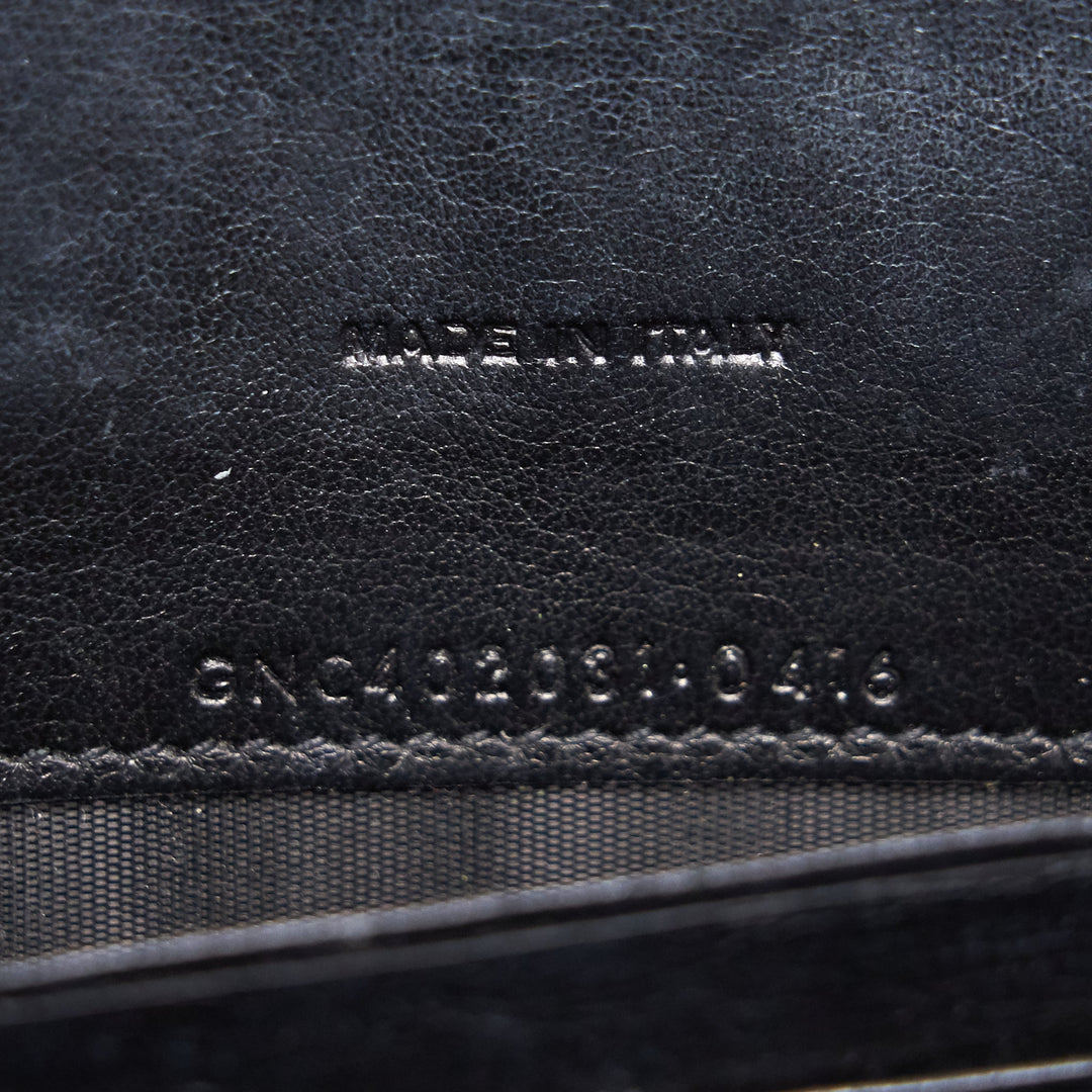 Saint Laurent So Black Envelope Wallet on Chain