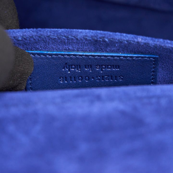 Saint Laurent YSL Clutch Y Dark Blue GHW