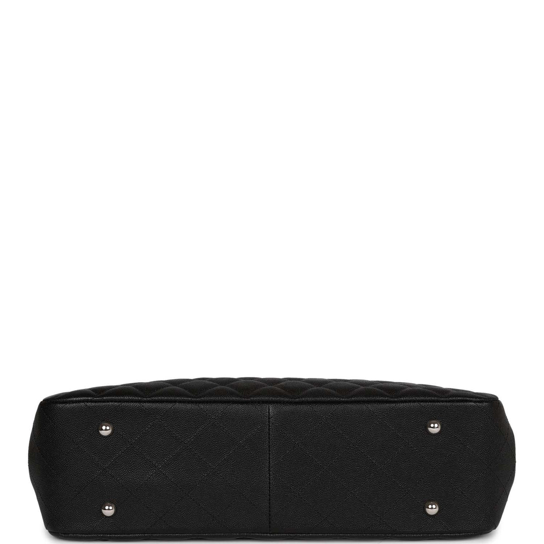 Top Quality Chanel Timeless Tote Bag Black Caviar Silver Hardware
