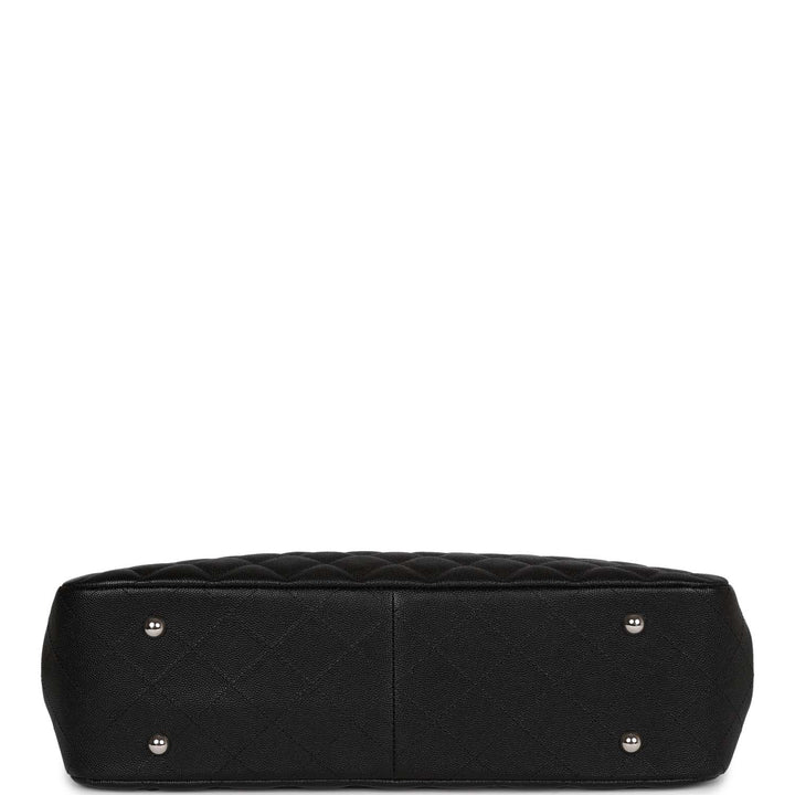 Top Quality Chanel Timeless Tote Bag Black Caviar Silver Hardware
